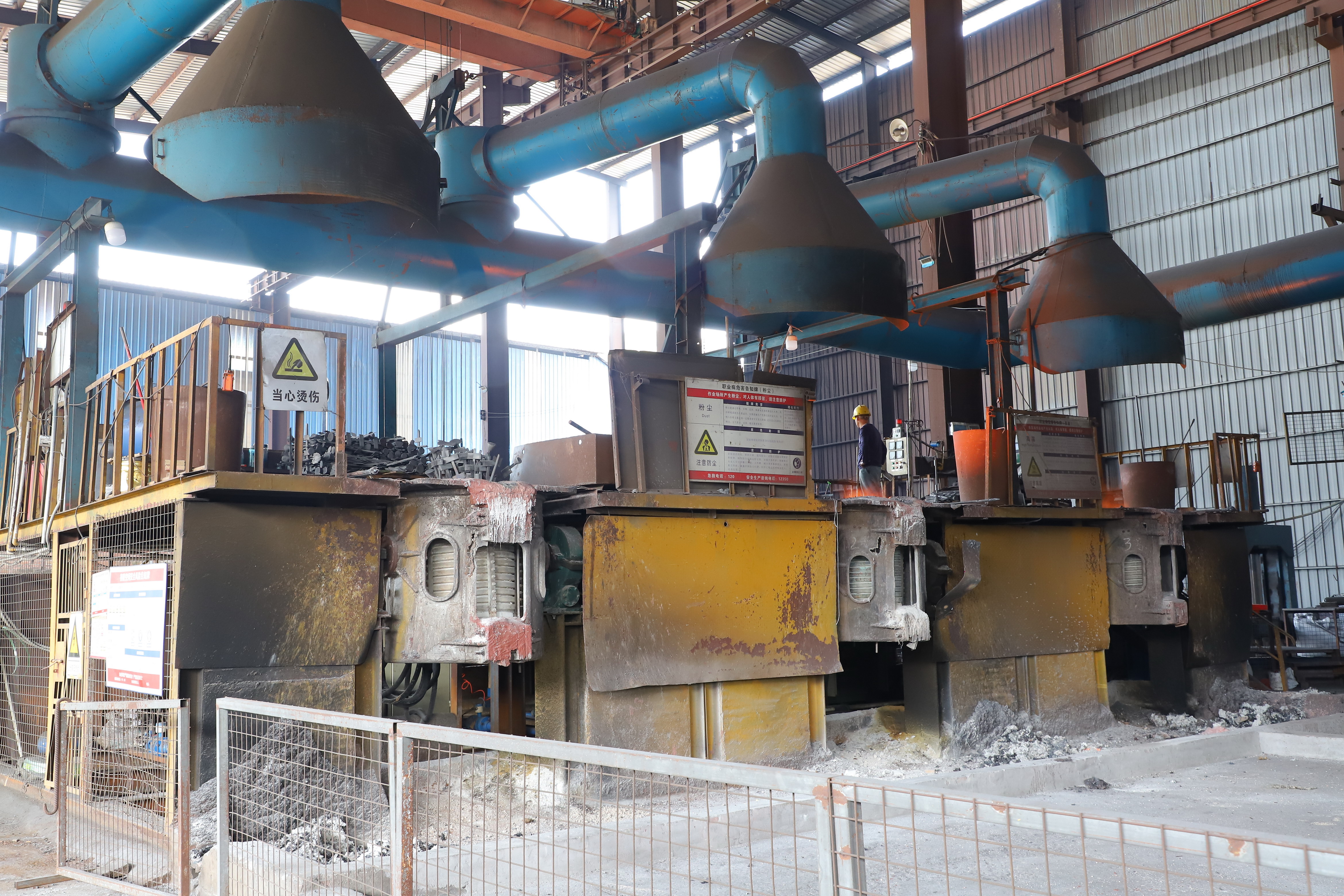 Shot blasting area visual