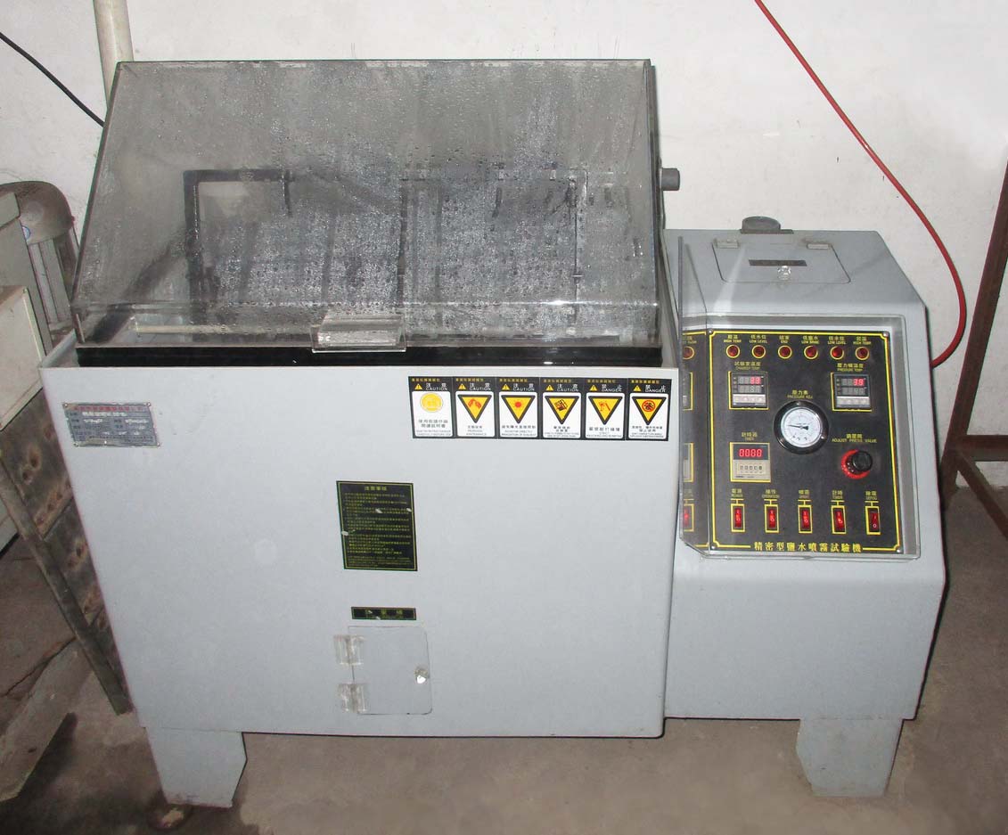 Salt spray testing equipment visual